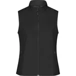 James & Nicholson (Daiber) Dámská softshellová vesta JN1127 - Černá / černá | XL