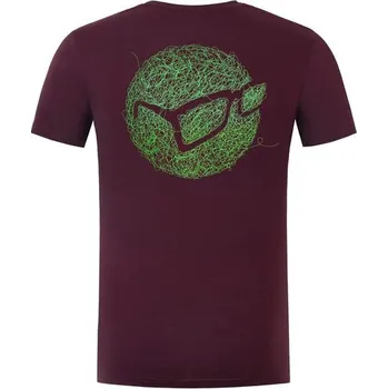 Rybářské oblečení Korda Triko Birdsnest Tee Burgundy - XXXL