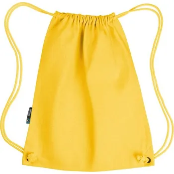 Neutral Stahovací batoh Gym z organické Fairtrade bavlny - Žlutá