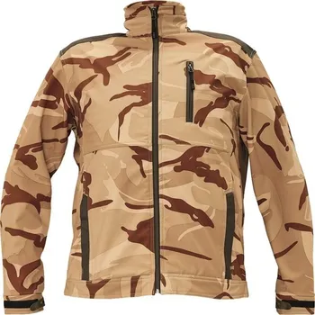 Pánská softshellová bunda Cerva Softshellová maskáčová bunda CRAMBE - Maskáčová béžová | L