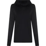Just Cool Dámská mikina s vysokým límcem s kapucí Cool - Černá | XS