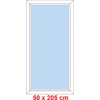 Okno Soft Plastové okno 50x205cm, FIX neotevíravé