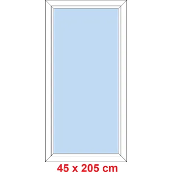 Okno Soft Plastové okno 45x205 cm, FIX neotevíravé