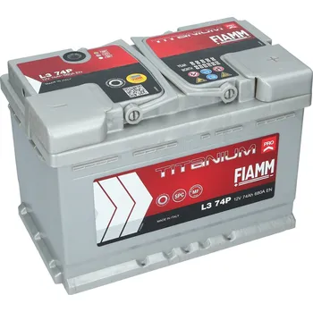 Autobaterie Akumulátor Fiamm Pro 12V 74Ah 680A (EN) L3 74P P+