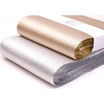 Stuha Stuha lurexová torsade šíře 110 mm návin 10 metrů - zlatá