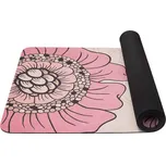 YogaMatka YATE Yoga Mat přírodní guma - vzor F 4 mm - béžová