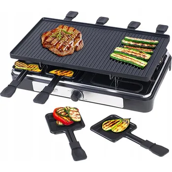 Kuchyňský gril Gril, raclette, tradiční elektrický gril Adler AD6616 černý 1400 W