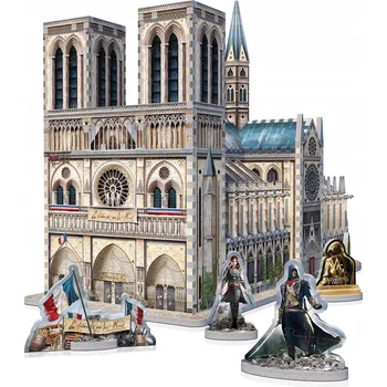 Puzzle Wrebbit 3D puzzle Assassin's Creed Unity - Notre Dame 860 dílků