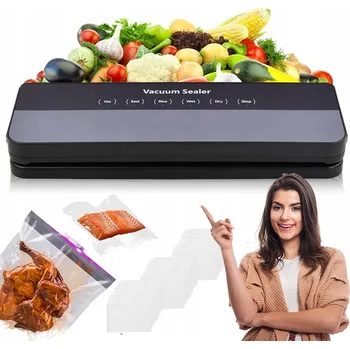 Vakuovačka AUTOMATICKÁ VAKUOVÁ BALIČKA S 30 SÁČKY, REŽIM SUCHÉ/MOKRÉ, 120 W