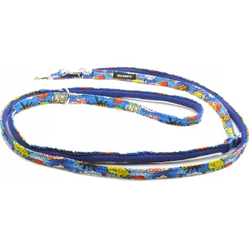 Vodítko pro psa VODÍTKO PRO PSA NELSON-X MESH 2,5 M / 1,5 CM S MINI KARABINOU
