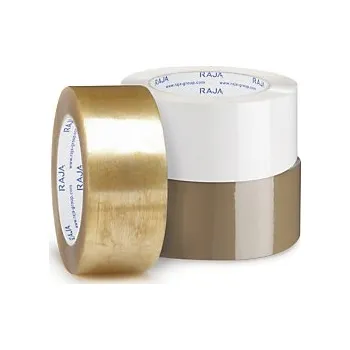 Lepicí páska Lepicí PP páska 48mm, návin 66m, průmyslová, průhledná, tloušťka 50µm | RAJA - Balení po 36 ks