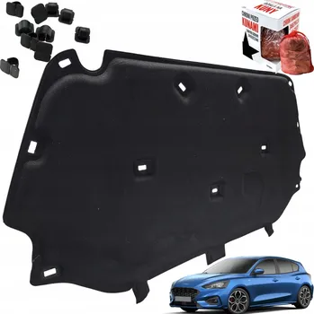Posilovač řízení Odhlučnění kapoty IZOLACE rohož FORD FOCUS MK4 18R- + ODPUZOVAČ ZVĚŘE spony HQ
