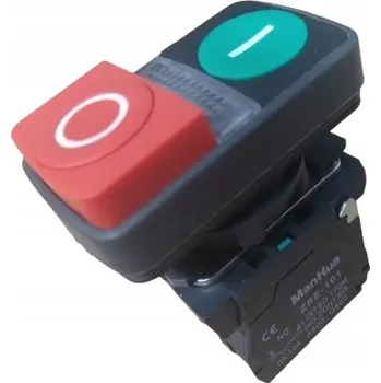 vypínač Ovládací tlačítko 22mm dvojité 1Z 1R M22-DDL-GR-X1/X0/K11/230-W 216509