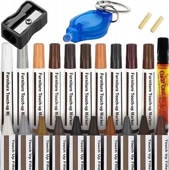 Vrták Sada na opravu panelů a nábytku Doktor Holz s fixami a UV lakem