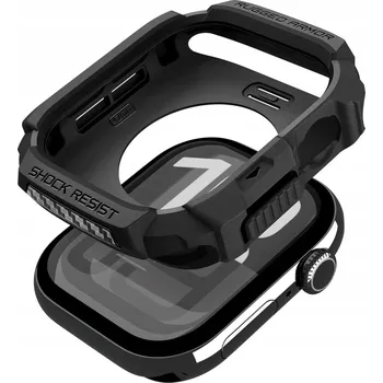 Pouzdro na mobilní telefon Pouzdro pro Apple Watch 11 / 10 42 mm, Spigen Rugged Armor 2, odolné, ochranné
