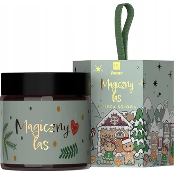 Svíčka Sójová vonná svíčka Magický les Hiskin 1 ks