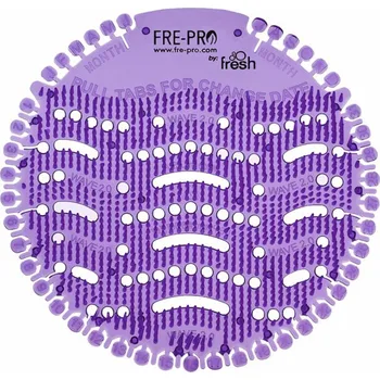 WC čistič Fre Pro Wave Levandule vonné sítko do pisoáru fialové 19 x 20,3 x 1,9 cm 52 g