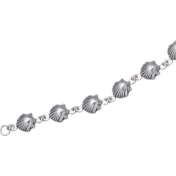 Náramek Stříbrný náramek mořská mušle