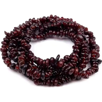 Náušnice Minerálové zlomky Granátu - 1 granát