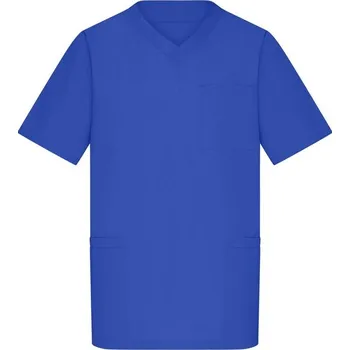 Pánská košile James & Nicholson (Daiber) Pánská zdravotnická halena JN3102 - Královská modrá | XL