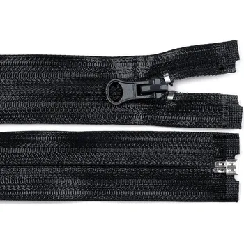 Zip Voděodolný zip šíře 7 mm délka 50 cm spirálový - černá