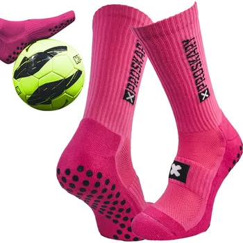 Pánské ponožky Fotbalové štulpny Proskary růžové vel. 42-47
