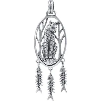 Přívěsek RYS OSTROVID, Lynx lynx, stříbrný přívěšek