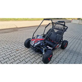 Dětská tříkolka Dětská Bugina akumulátorová ECOBuggy až 2500W 60V 20Ah červená