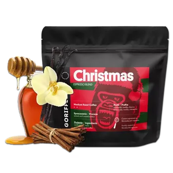 Káva Goriffee - CHRISTMAS ESPRESSO BLEND | Výběrová káva | 250g | Zrnková - 100% Arabika