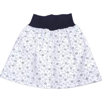 Dívčí sukně Chráněné dílny AVE Strážnice Dětská sukně - Bílá / tmavě modrá | 98 cm