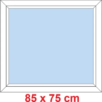 Okno Soft Plastové okno 85x75 cm, FIX neotevíravé