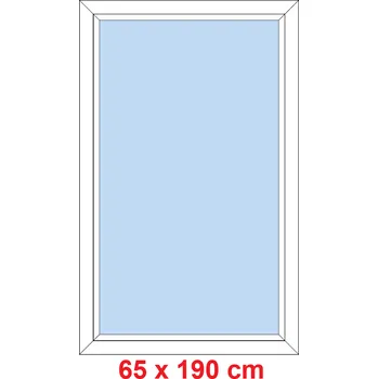 Okno Soft Plastové okno 65x190 cm, FIX neotevíravé