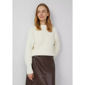 Dámské tričko s.Oliver pletený svetr se stojáčkem smetanový Velikost: 34