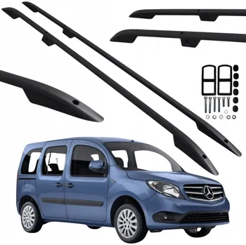 Výparník klimatizace Střešní nosiče MERCEDES-BENZ CITAN W415 L2 DLOUHÝ 2012-2021 ČERNÉ Robustní