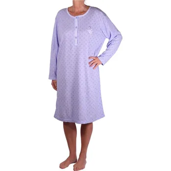 Body Věrka froté noční košile 4N-784-02 L fialová