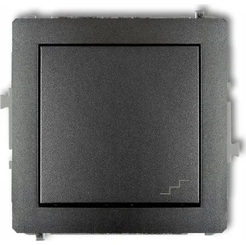 vypínač Schodišťový vypínač pod omítku Karlik Deco, odstíny šedé 11DWP-3