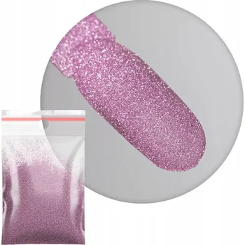 Pyl Ozdoby Na Nechty Shimmer Effect Růžový Pink Brokát Drobky Č. 12