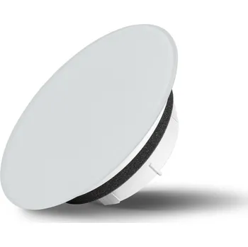 Ventil Air Design Glass Skleněný ventil Air Design kruhový 1003M SILVER CLEAVISION - SKLO MAT 1003M Silver Clearvision 125 mm