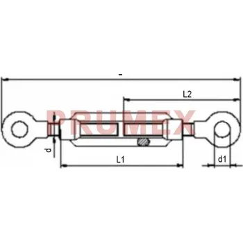 Šroub Napínák oko-oko DIN 1480 M24 pozink