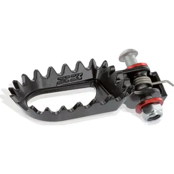 Nářadí na motocykly S3 Hard Rock Opěrky nohou středová poloha ocel černá ESK-HR-STEEL-B