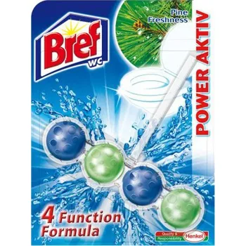 WC čistič Bref Power Activ WC blok Borovice 50g
