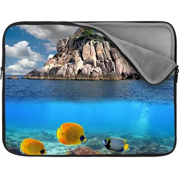 pouzdro na notebook Sablio Obal na notebook Skála v moři - 17"