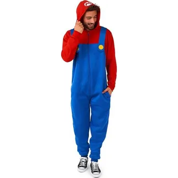 Karnevalový kostým Opposuits - Overalový kostým Mario pro dospělé - Super Mario Bros - XS