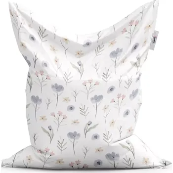 Sedací pytel Sablio Sedací vak Jemné květy - 150x100 cm
