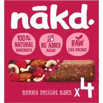 RAW tyčinka Nakd - malina, 4x 35 g