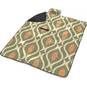 deka Sablio Plážová deka Retro ornament: 200x140 cm