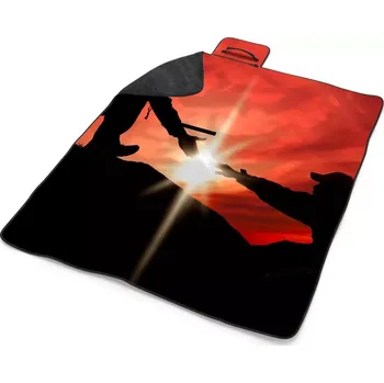 deka Sablio Plážová deka Horolezci: 200x140 cm