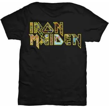 Pánské tričko Merch Iron Maiden: Tričko Eddie Logo Iron Maiden S 2022