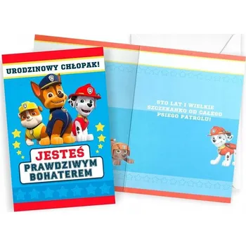 Přání DHS-039 Narozeniny (Tlapková patrola, chlapec)