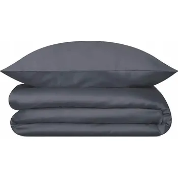 Povlečení Povlečení saténové graphite grey 160 x 200 cm + 70 x 80 cm (2 ks)